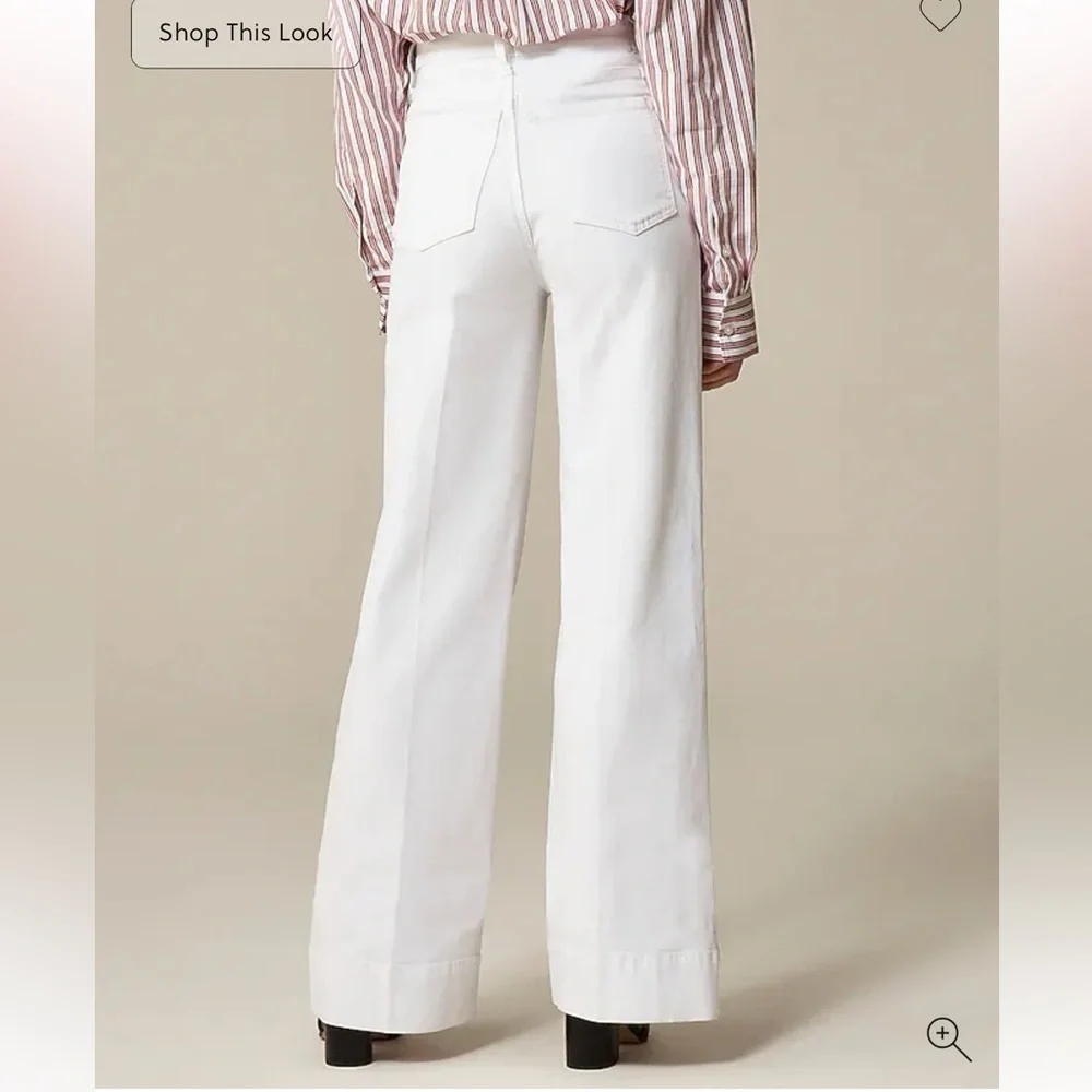 J crew High-rise denim trouser jean